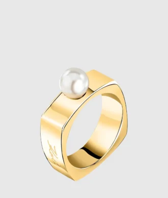 Bague carrée Signature