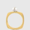 Bague carrée Signature