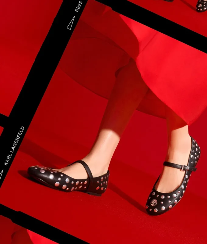 BALLERINES KARO MIRROR STUDS BALLERINES KARO MIRROR STUDS