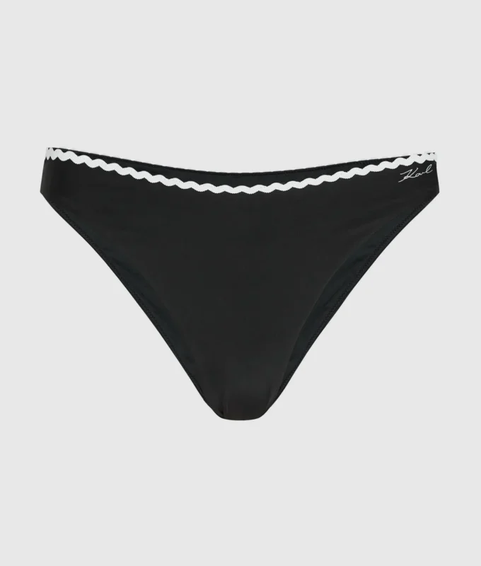 Bas de bikini festonné