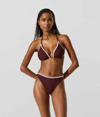 Bas de bikini festonné
