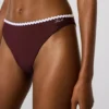 Bas de bikini festonné