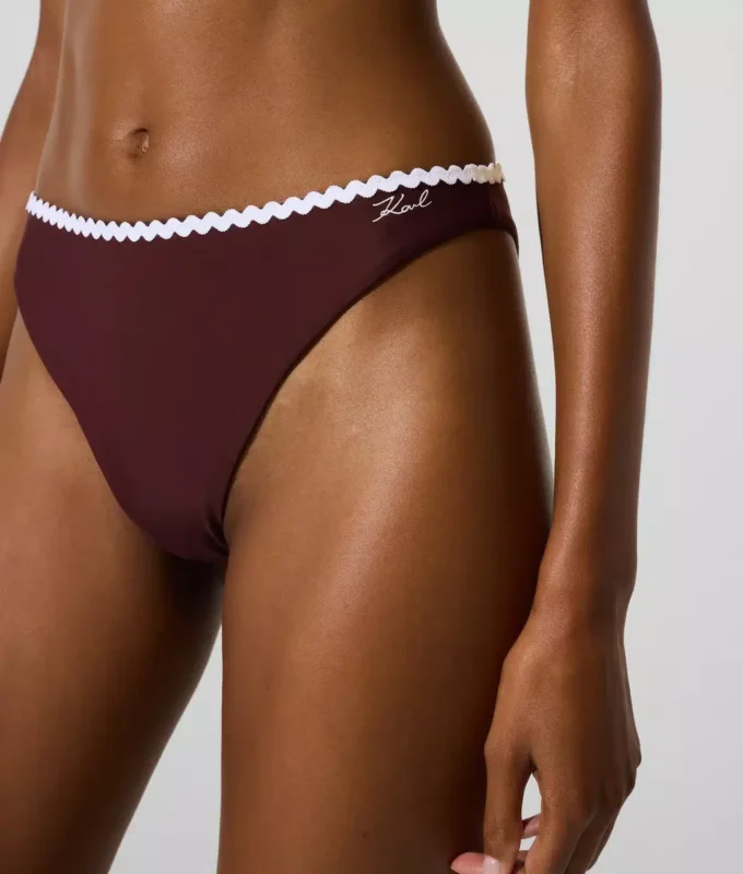 Bas de bikini festonné