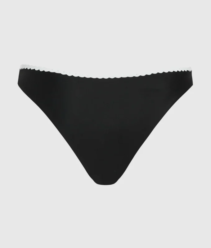 Bas de bikini festonné