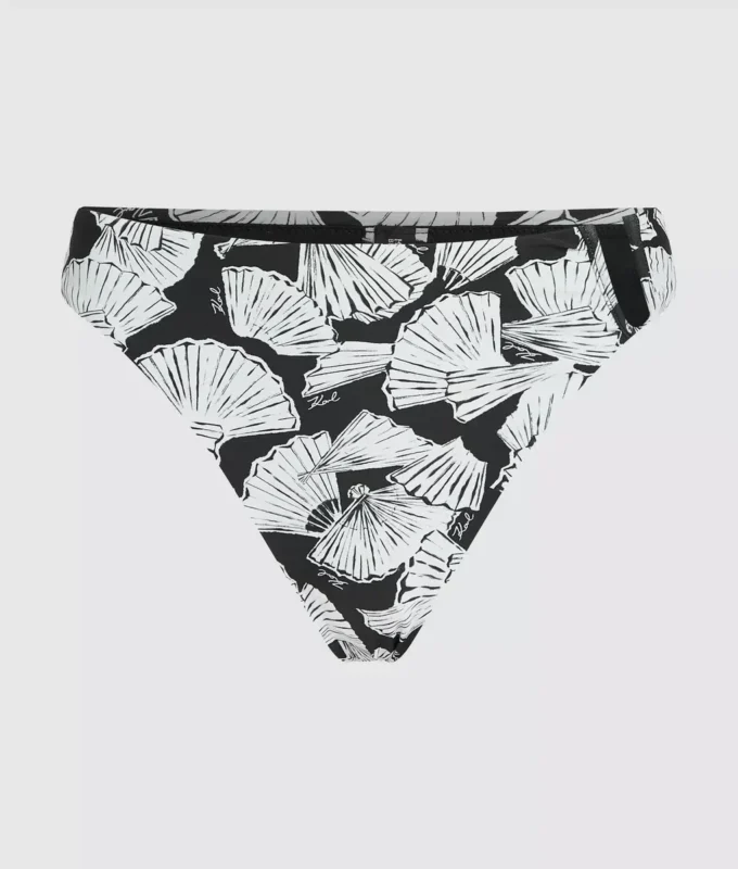 Bas de bikini à imprimé éventail Bas de bikini à imprimé éventail