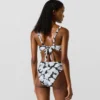 Bas de bikini à imprimé éventail Bas de bikini à imprimé éventail
