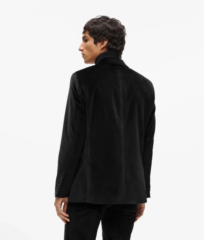 Blazer ajusté en laine mélangée Blazer ajusté en laine mélangée