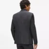 Blazer à col en satin Blazer à col en satin