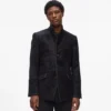 Blazer à col montant