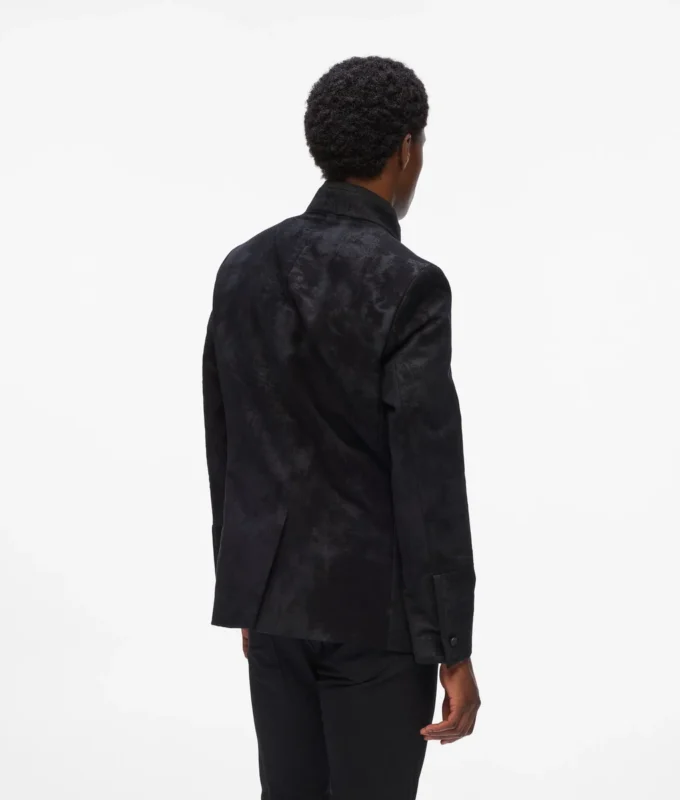 Blazer à col montant