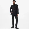 Blazer à col montant