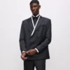 Blazer à passepoil contrasté KL Studio Blazer à passepoil contrasté KL Studio