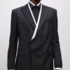 Blazer à passepoil contrasté KL Studio Blazer à passepoil contrasté KL Studio