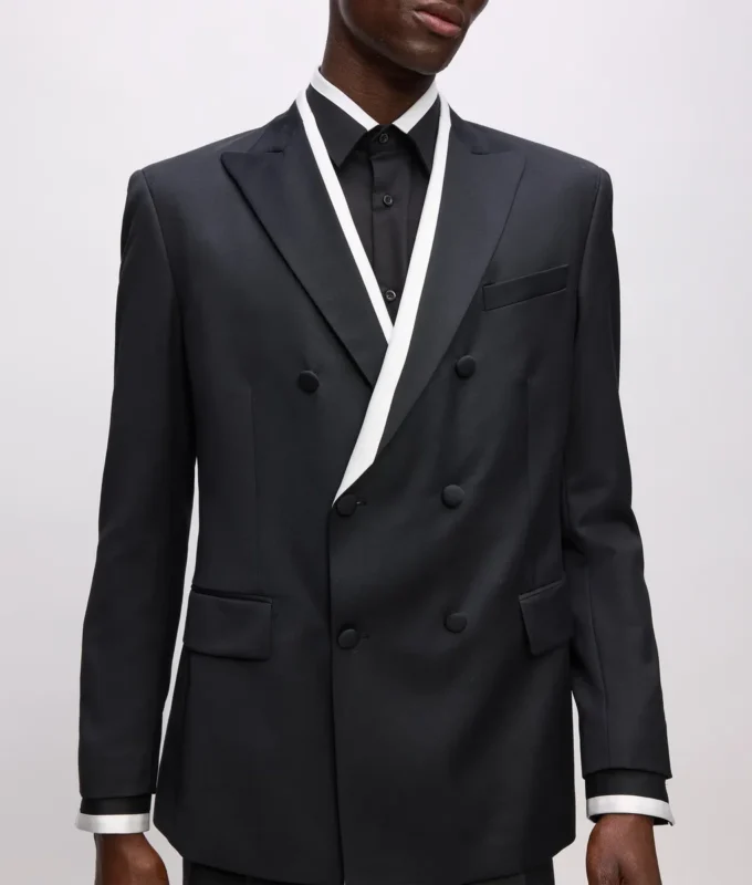 Blazer à passepoil contrasté KL Studio Blazer à passepoil contrasté KL Studio
