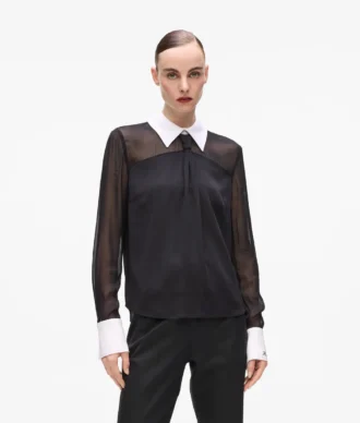 Blouse à nœud