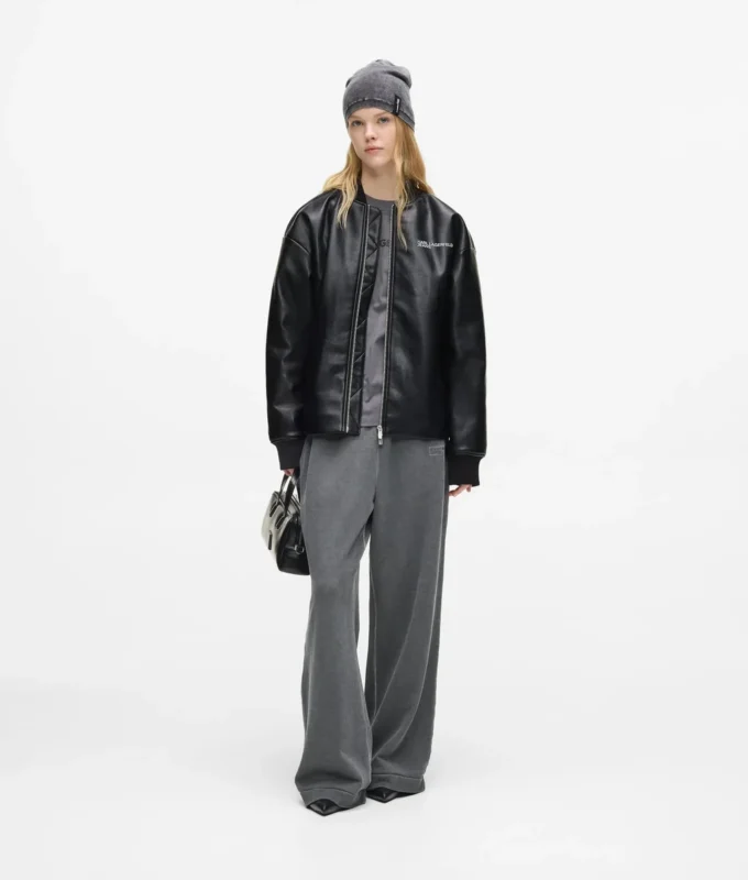 Blouson aviateur en simili cuir Blouson aviateur en simili cuir