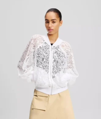 BLOUSON BOMBER BRODÉ ORCHIDÉE