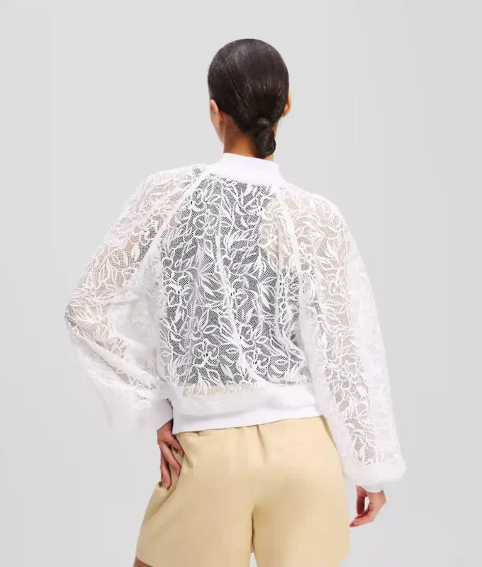 BLOUSON BOMBER BRODÉ ORCHIDÉE