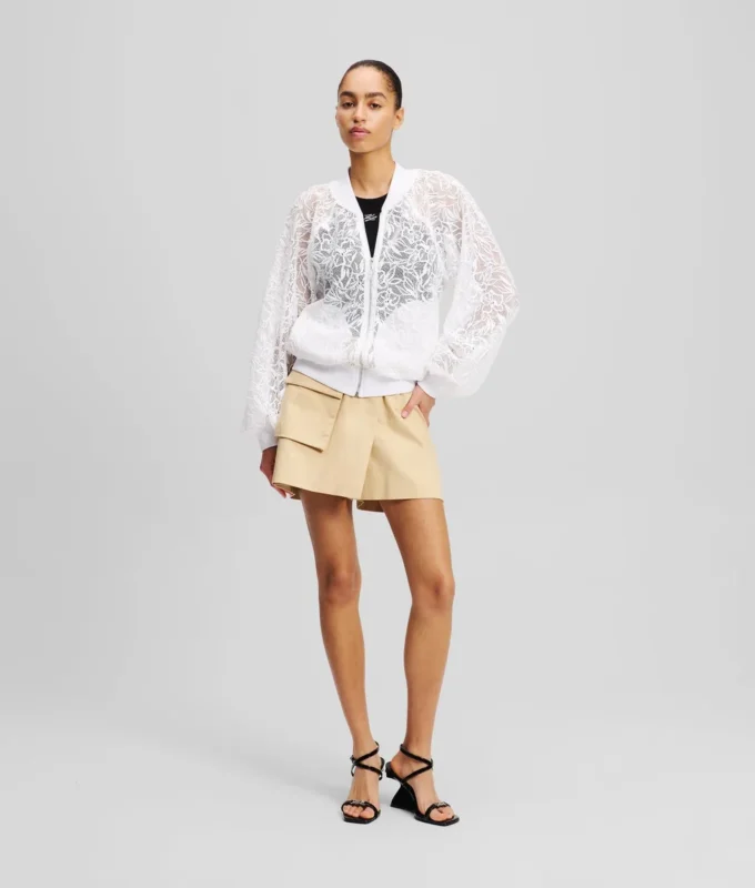 BLOUSON BOMBER BRODÉ ORCHIDÉE