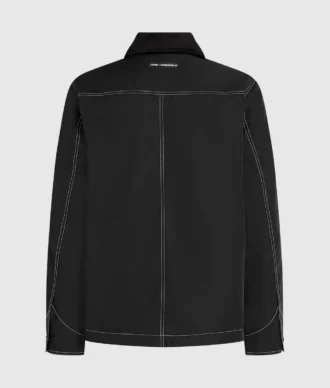 Blouson bomber à coutures contrastées