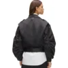 Blouson bomber en satin