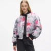 Blouson bomber entièrement peint
