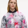 Blouson bomber entièrement peint