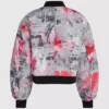 Blouson bomber entièrement peint