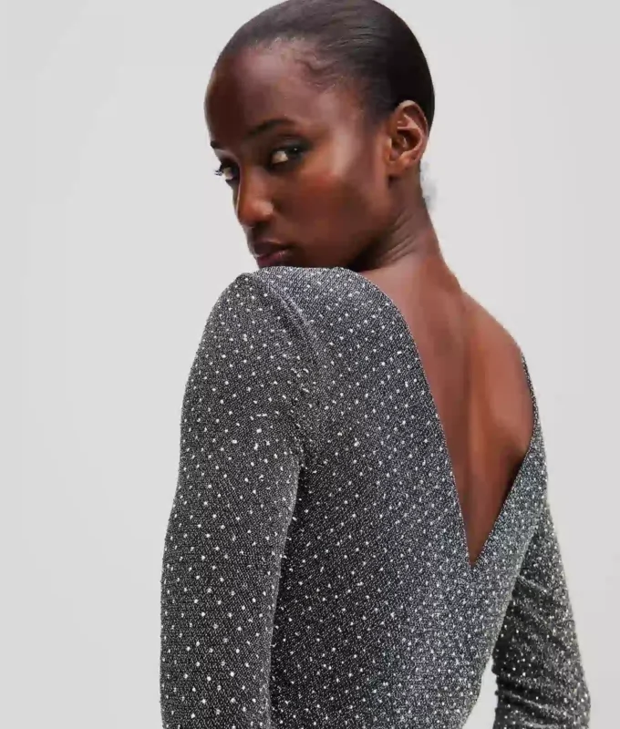 BODY À STRASS MÉTALLIQUES