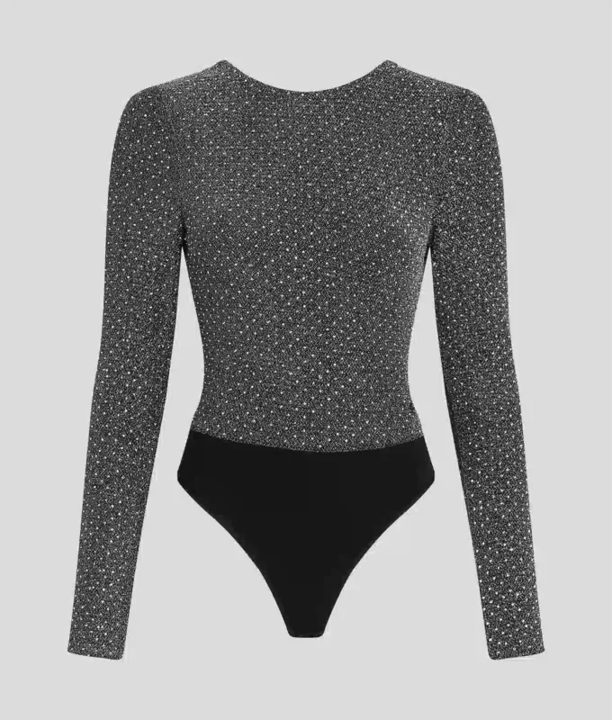 BODY À STRASS MÉTALLIQUES