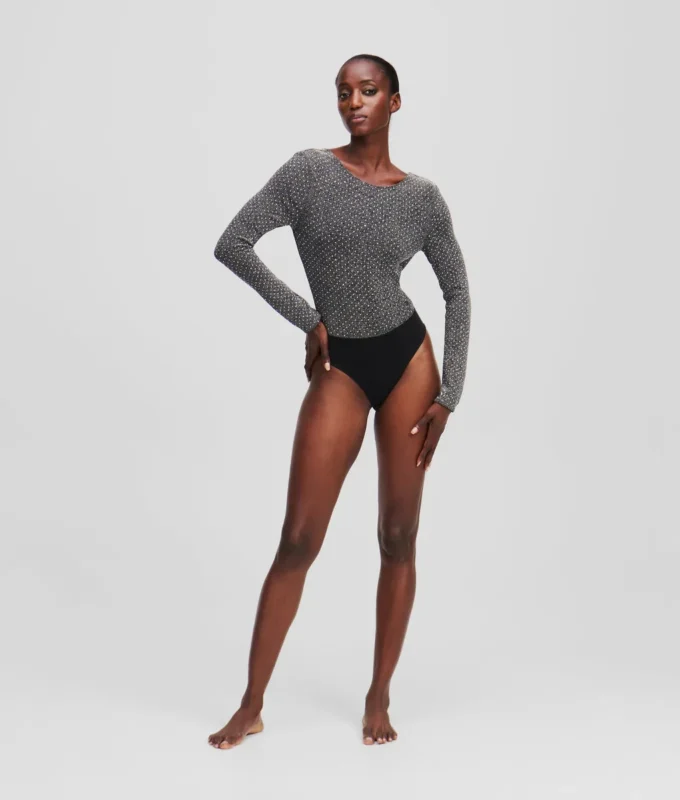 BODY À STRASS MÉTALLIQUES