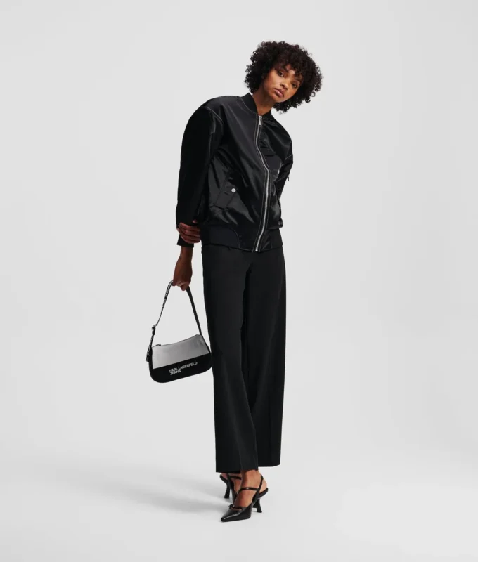 BOMBER OVERSIZED EN SATIN BOMBER OVERSIZED EN SATIN