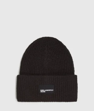 Bonnet long avec patch logo