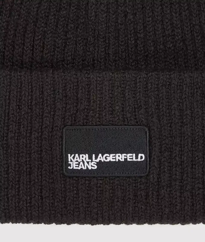 Bonnet long avec patch logo