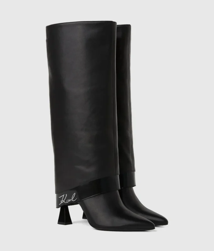 Bottes hautes à revers Debutante Bottes hautes à revers Debutante