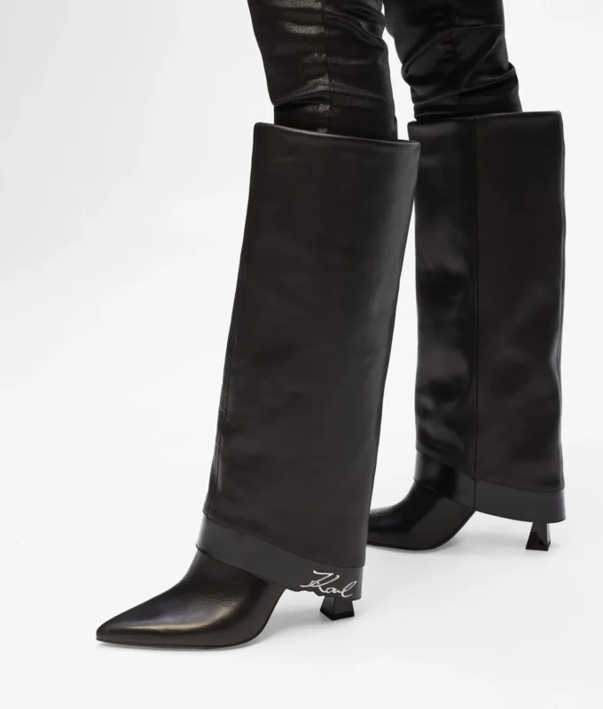 Bottes hautes à revers Debutante Bottes hautes à revers Debutante