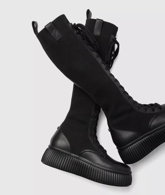 Bottes hautes tricotées Kreeper Bottes hautes tricotées Kreeper