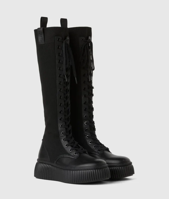 Bottes hautes tricotées Kreeper Bottes hautes tricotées Kreeper