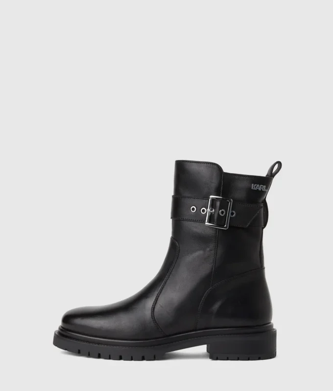 Bottes mi-mollet à boucles Binky