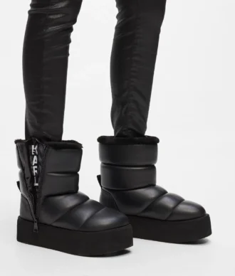 Bottes mi-mollet rembourrées