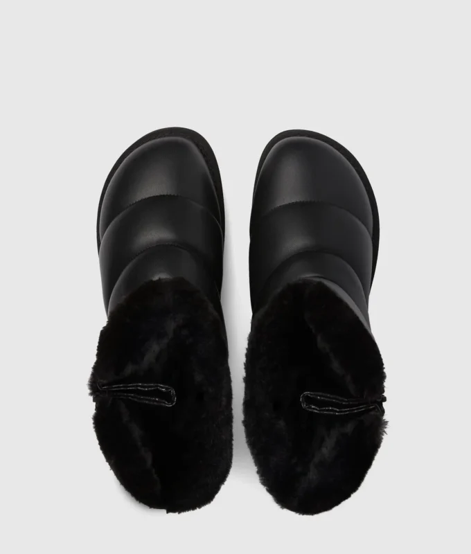 Bottes mi-mollet rembourrées