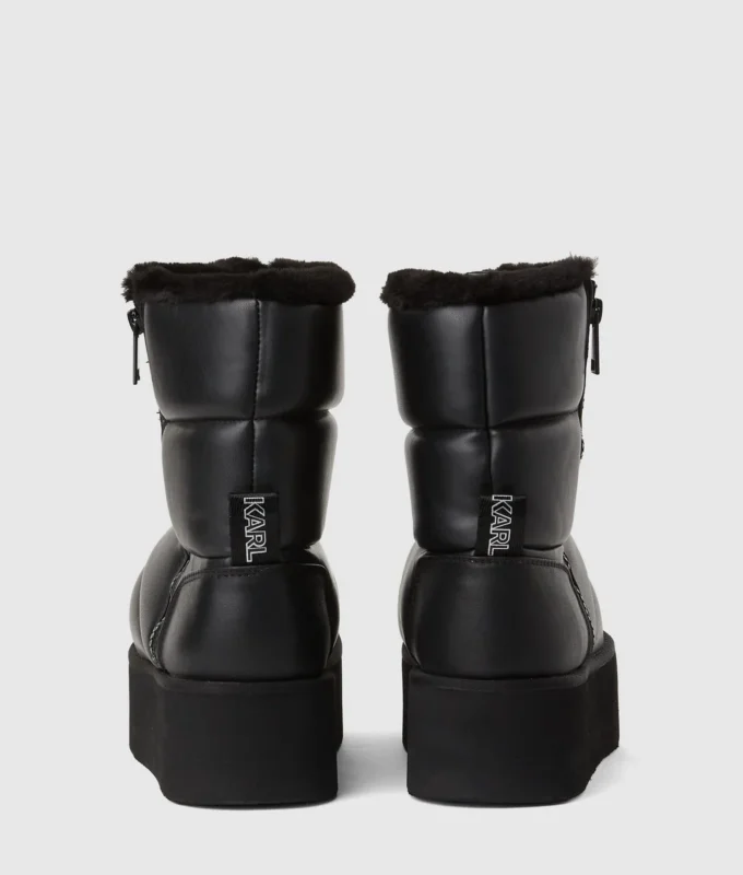 Bottes mi-mollet rembourrées