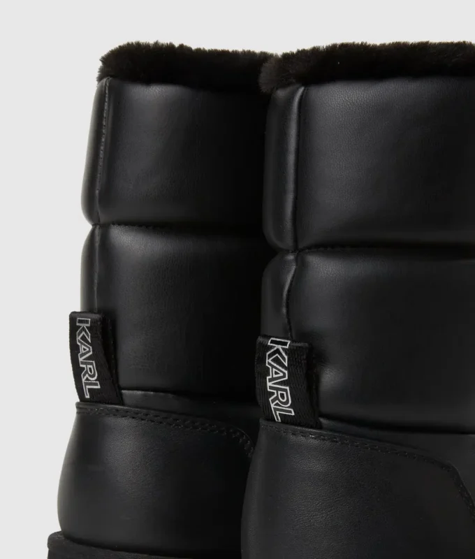 Bottes mi-mollet rembourrées