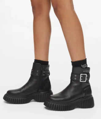 Bottes à talons compensés mi-mollet Kreeper