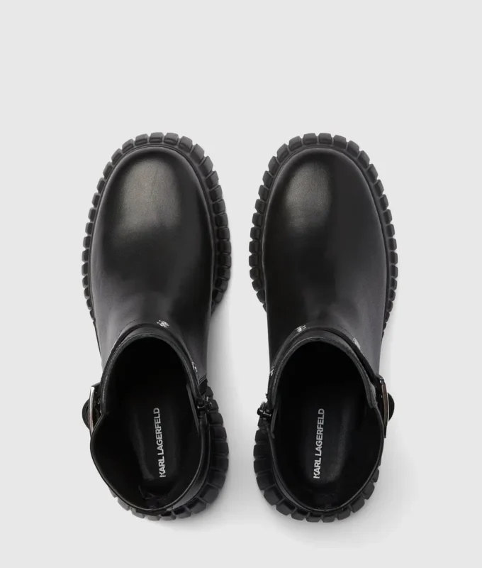 Bottes à talons compensés mi-mollet Kreeper