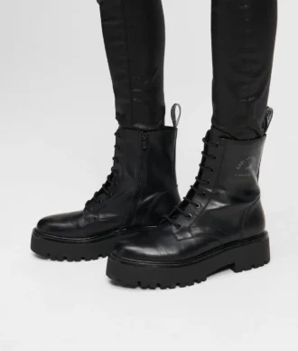 BOTTINES À LACETS BURLY BIKER