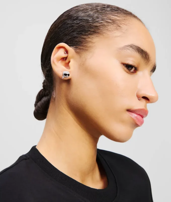 BOUCLES D’OREILLES IKON PAVÉ KARL BOUCLES D’OREILLES IKON PAVÉ KARL