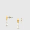 Boucles d’oreilles pendantes en perles de nacre Boucles d’oreilles pendantes en perles de nacre
