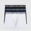 BOXER MONOCHROME AVEC LOGO – LOT DE 3
