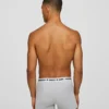BOXER MONOCHROME AVEC LOGO – LOT DE 3